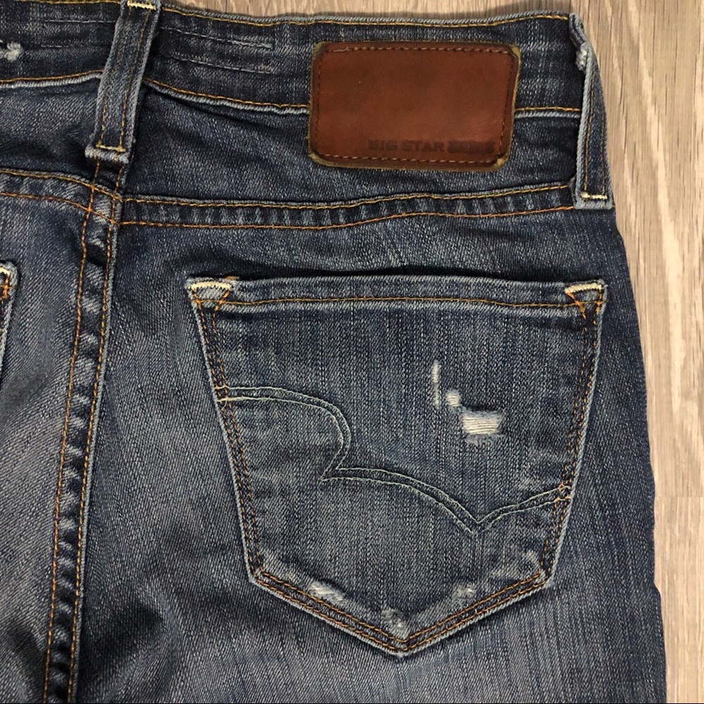 Big Star "Alex" Mid-rise Skinny distressed jeans - sizes 24 - Picture 5 of 15